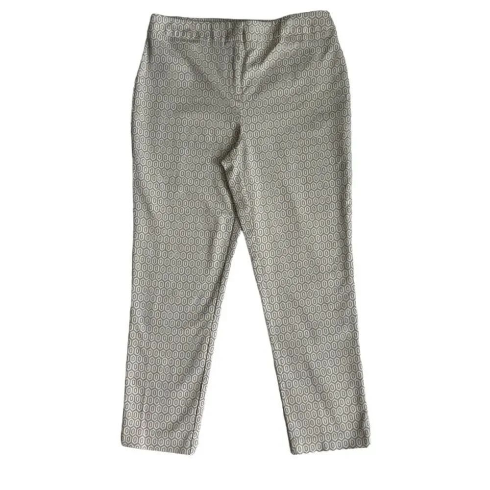 Chico’s Ankle Pants Cotton High Waist SZ 1 or M